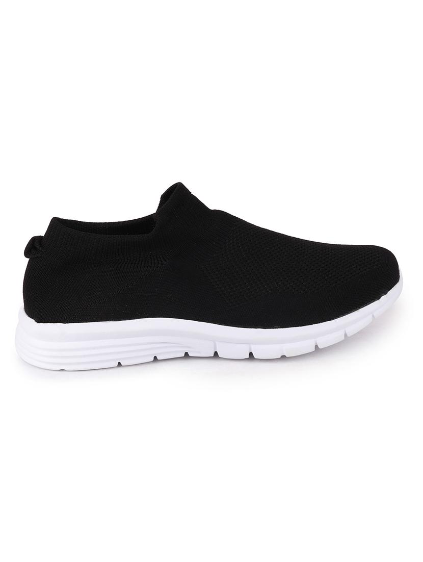 black slip on sport shoes - 17193770 - Zoom Image - 4