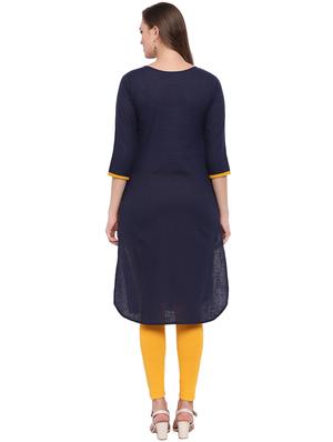 striped straight kurta - 17194268 - Standard Image - 3