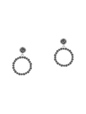 black metal drop earring - 17194347 - Standard Image - 2