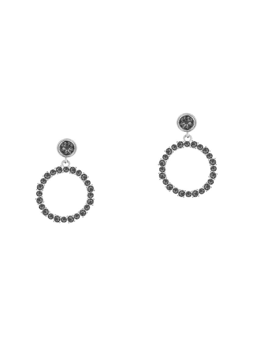 black metal drop earring - 17194347 - Zoom Image - 2