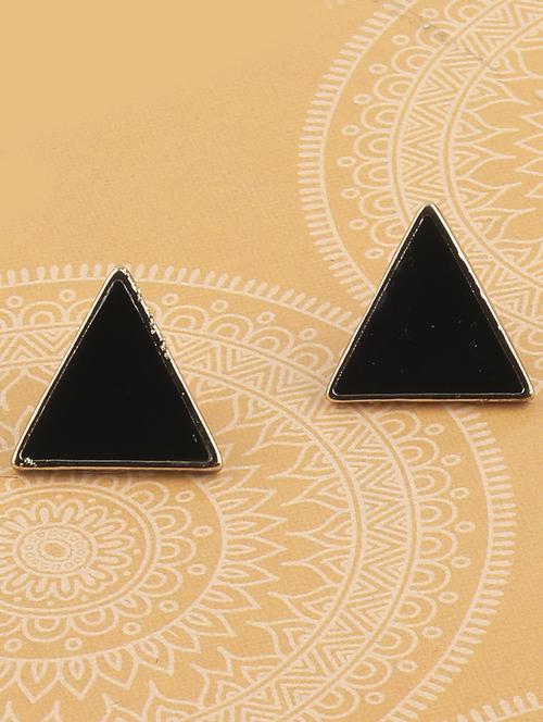 black metal drop earring - 17194472 - Standard Image - 1