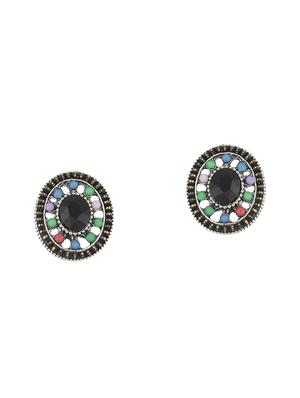 black metal studs earring - 17194485 - Standard Image - 2
