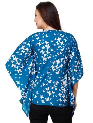 batwing sleeves printed top - 17194554 - Standard Image - 3