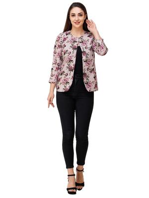 purple polyester summer jacket - 17194572 - Standard Image - 4