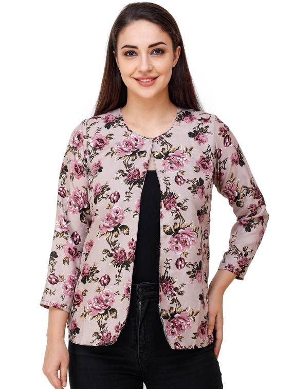 purple polyester summer jacket - 17194572 - Zoom Image - 1