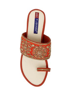 red slip on sandals - 17195068 - Standard Image - 6