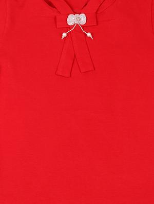 red cotton regular tops & tee - 17195846 - Standard Image - 3