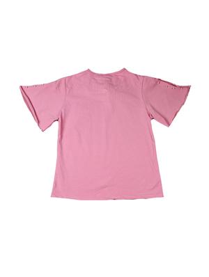 pink cotton regular tops & tee - 17195849 - Standard Image - 2