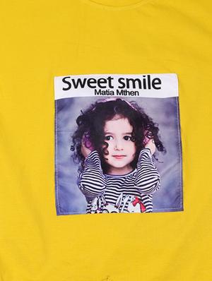 yellow cotton regular tops & tee - 17195851 - Standard Image - 3