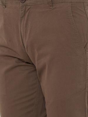 khaki solid bermuda shorts - 17196193 - Standard Image - 5