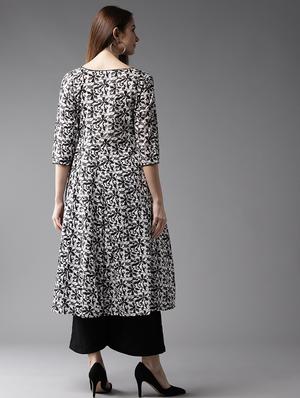 floral a-line kurta - 17196226 - Standard Image - 2