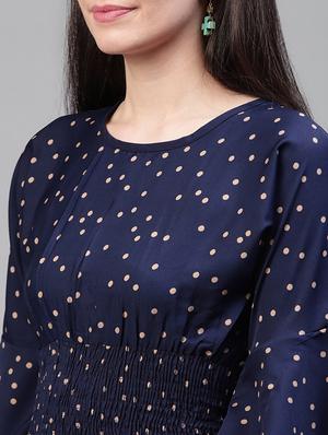 bell sleeves top with trouser set - 17196557 - Standard Image - 4