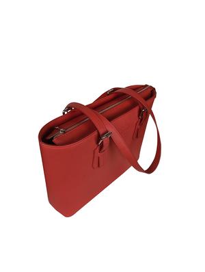 red leatherette (pu) regular handbag - 17196774 - Standard Image - 4