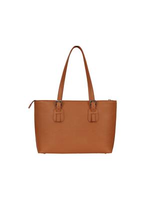 brown leatherette (pu) regular handbag - 17196778 - Standard Image - 2