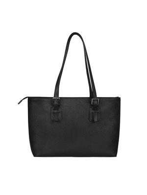 black leatherette (pu) regular handbag - 17196779 - Standard Image - 2