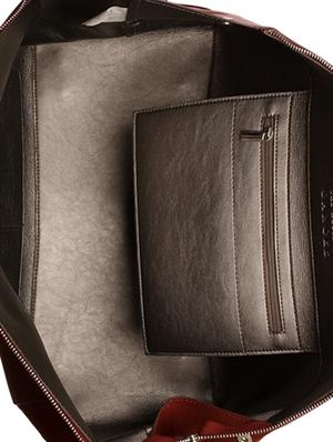 wine leatherette (pu) regular handbag - 17196903 - Standard Image - 3