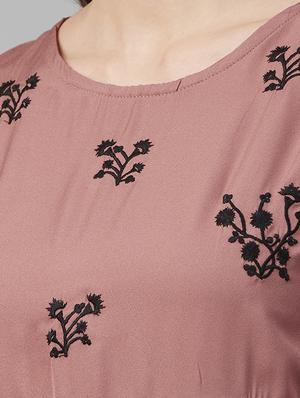 pink polyester regular top - 17196999 - Standard Image - 5