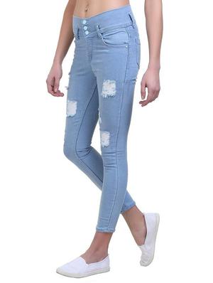 mid rise distressed jeans - 17197126 - Standard Image - 2
