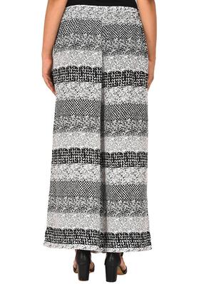 mid rise printed palazzo - 17197726 - Standard Image - 3