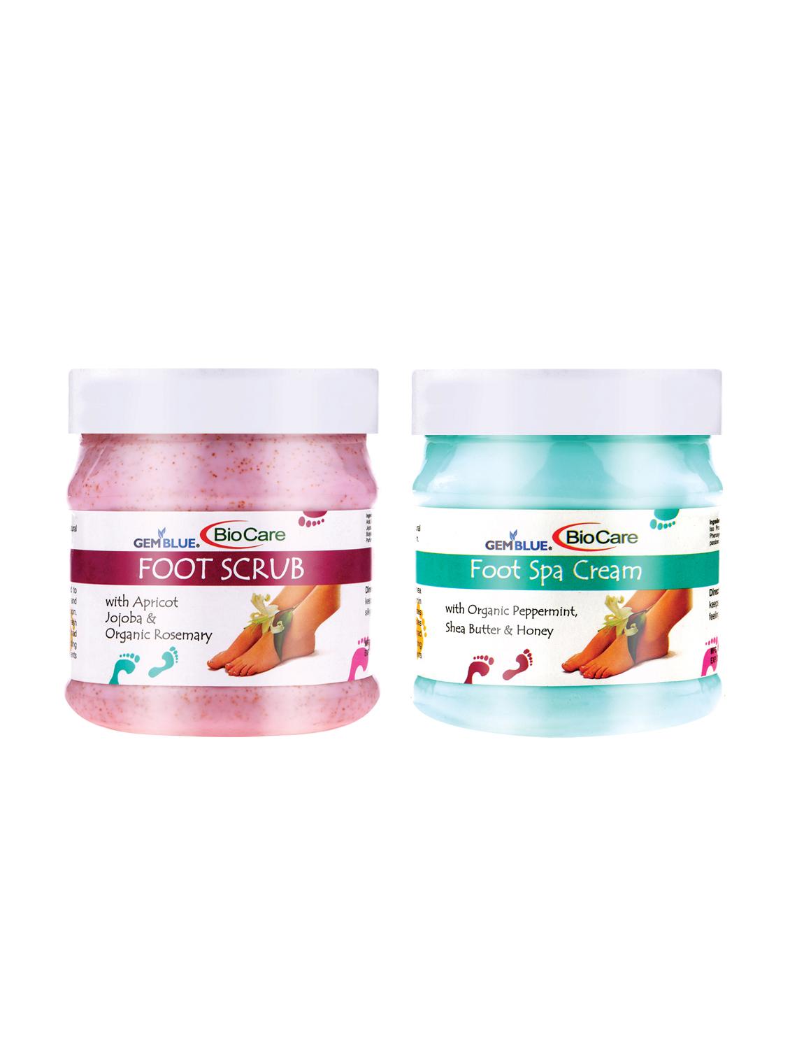 gemblue biocare foot scrub, 500ml+ gemblue biocare foot spa cream, 500ml - 17198580 - Zoom Image - 1