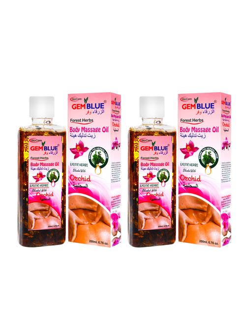 gemblue biocare orchid massage oil 200ml + gemblue biocare orchid massage oil 200ml - 17198604 - Standard Image - 1