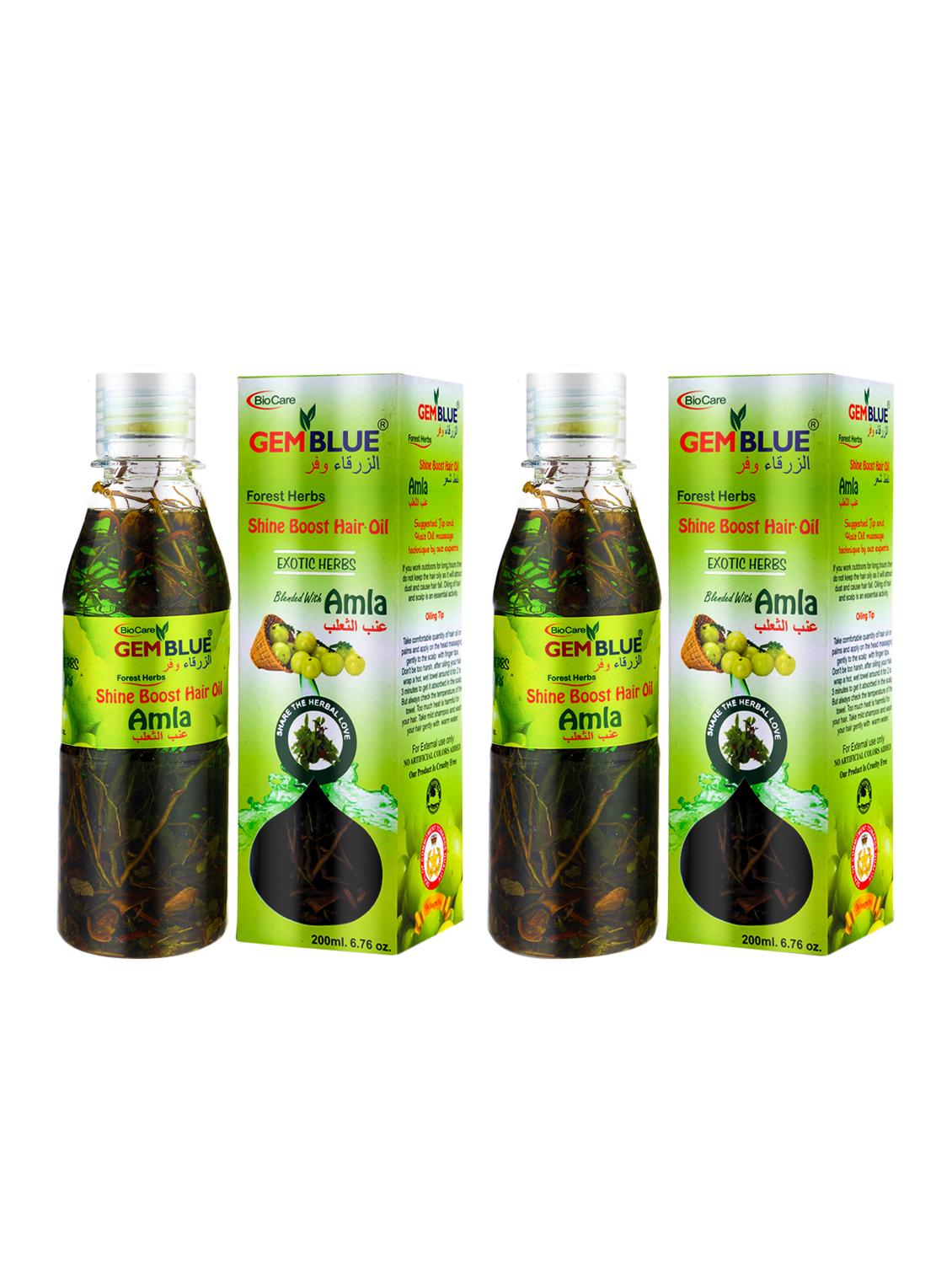 gemblue biocare amla hair oil 200ml + gemblue biocare amla hair oil 200ml - 17198617 - Zoom Image - 1