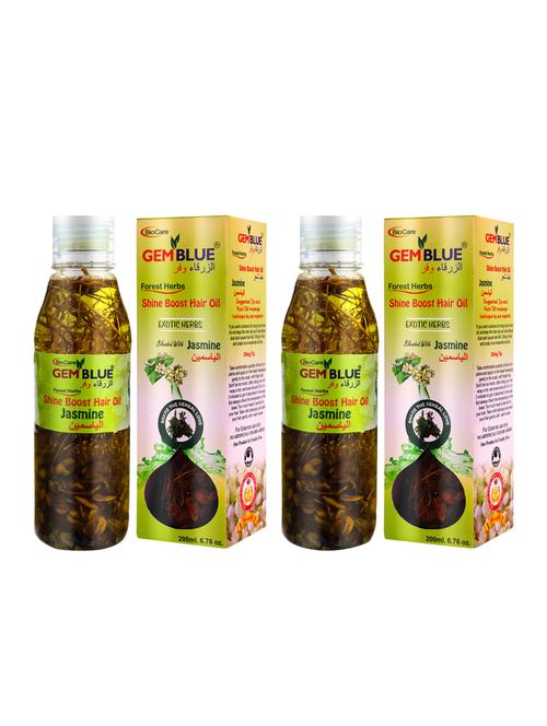 gemblue biocare jasmine hair oil 200ml + gemblue biocare jasmine hair oil 200ml - 17198627 - Standard Image - 1