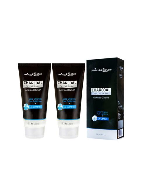 gemblue biocare charcola facial foam+gemblue biocare charcoal facial foam - 17198665 - Standard Image - 1