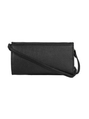 black leatherette (pu) regular clutch - 17198893 - Standard Image - 2