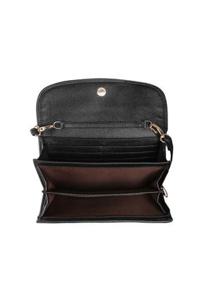 black leatherette (pu) regular clutch - 17198893 - Standard Image - 3