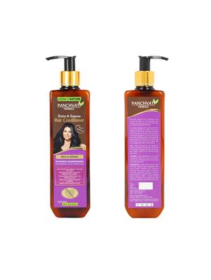 panchvati hair conditioner arginine & biotin - no parabens, no sulphate, no silicones, & no salt 300 ml for men & women - 17199087 - Standard Image - 2