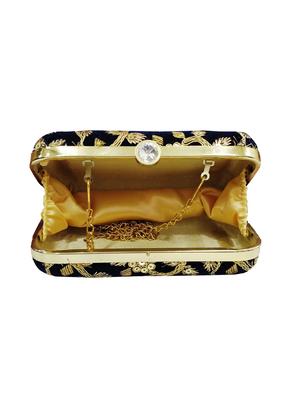 black metal box clutch - 17199488 - Standard Image - 3