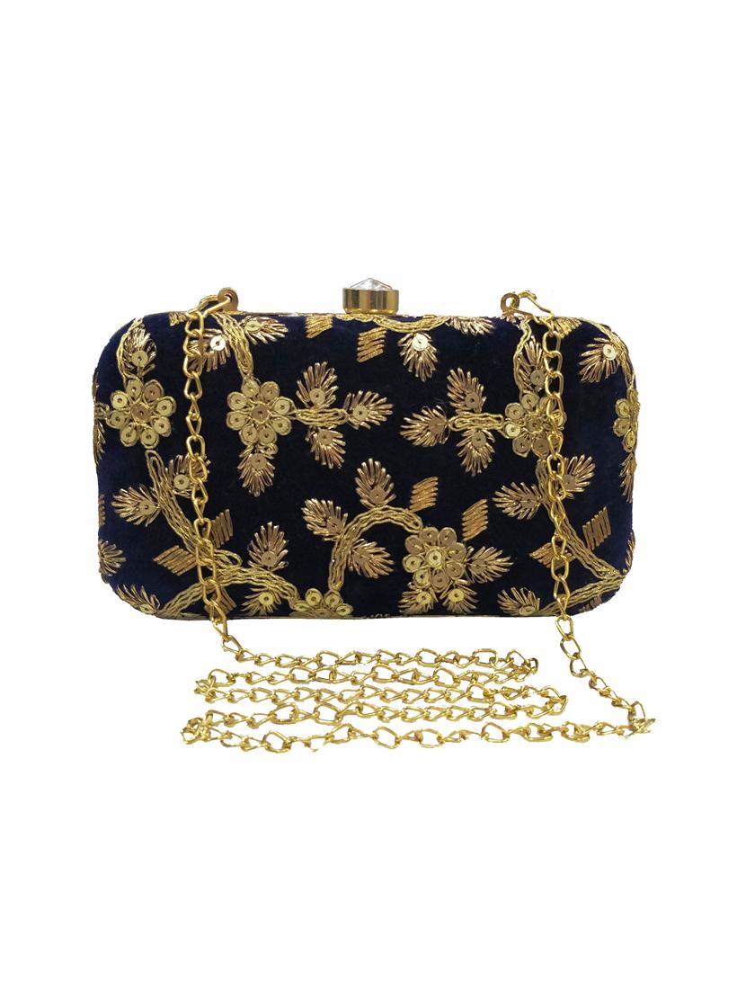 black metal box clutch - 17199488 - Zoom Image - 2