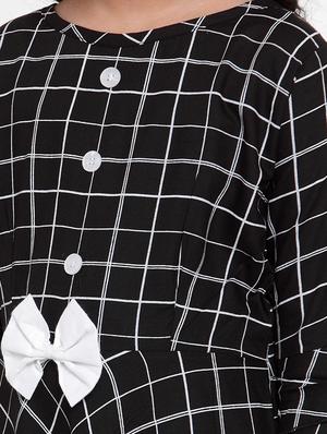 black rayon frock - 17199491 - Standard Image - 4