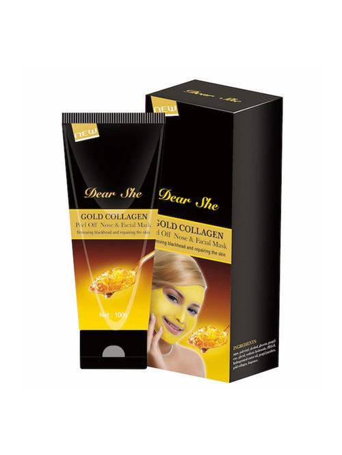 dear she gold collagen peel off nose and facial mask - 17199714 - Standard Image - 1
