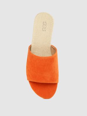 orange slip on sandals - 17199780 - Standard Image - 4