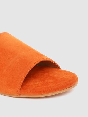 orange slip on sandals - 17199780 - Standard Image - 5