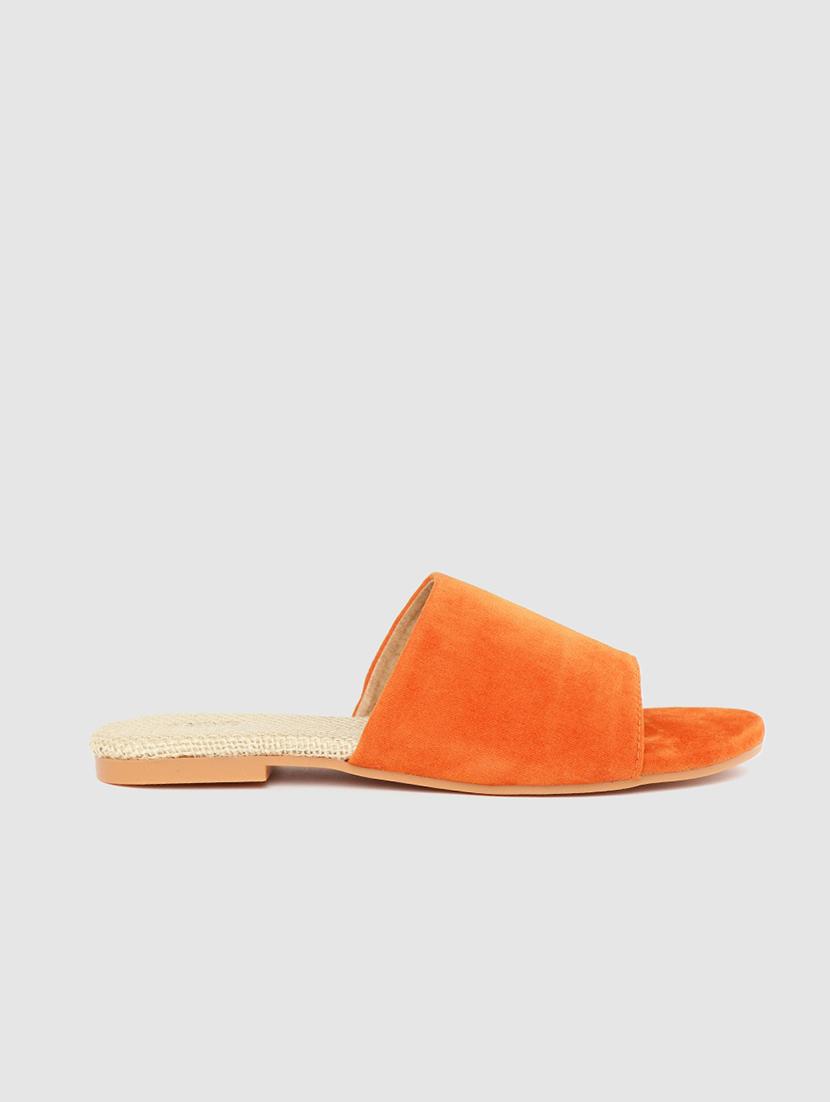 orange slip on sandals - 17199780 - Zoom Image - 2