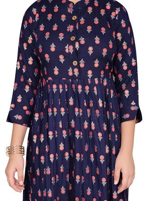 navy blue cotton suit set - 17200286 - Standard Image - 4
