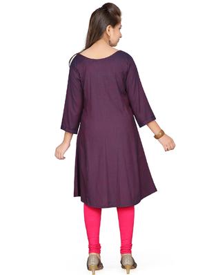 red cotton suit set - 17200303 - Standard Image - 3
