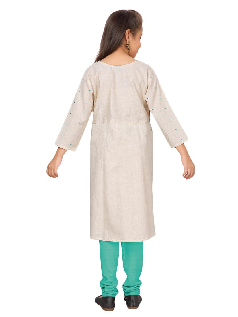 light blue cotton suit set - 17200577 - Zoom Image - 3