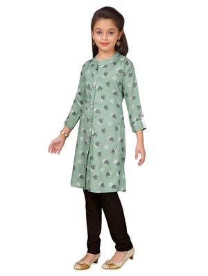 green cotton suit set - 17200580 - Standard Image - 2