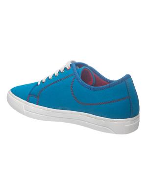 blue lace up sneakers - 17200618 - Standard Image - 3