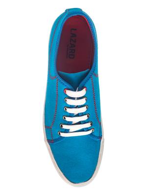 blue lace up sneakers - 17200618 - Standard Image - 4