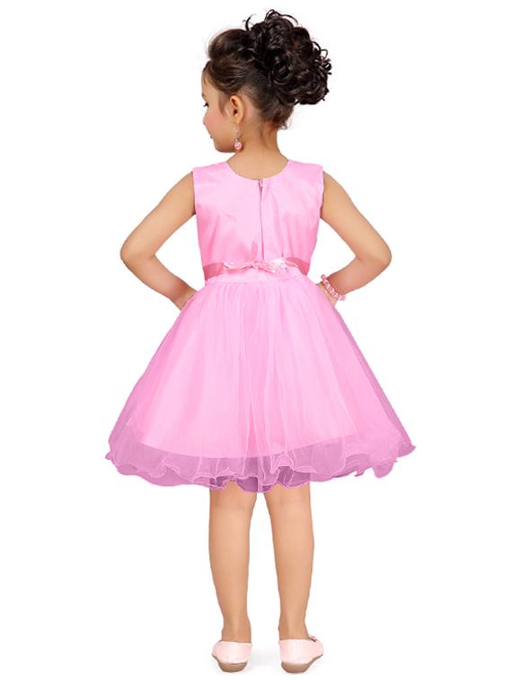 pink net frock - 17200751 - Zoom Image - 3