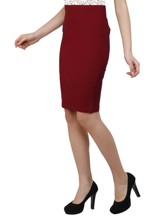 high rise pencil skirt - 17200955 - Zoom Image - 2