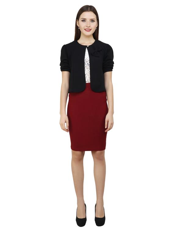 high rise pencil skirt - 17200955 - Zoom Image - 4