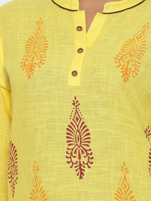 block print layered kurta - 17201146 - Standard Image - 4