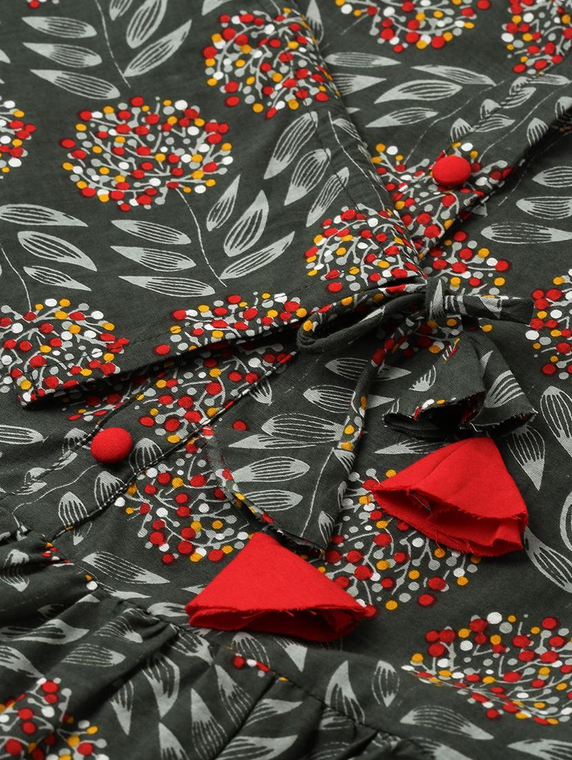 mandarin neck peplum top - 17201308 - Zoom Image - 6