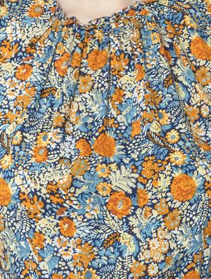 tie front floral jumpsuit - 17201330 - Standard Image - 5